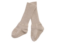 GoBabyGo brown melange merino wool socks